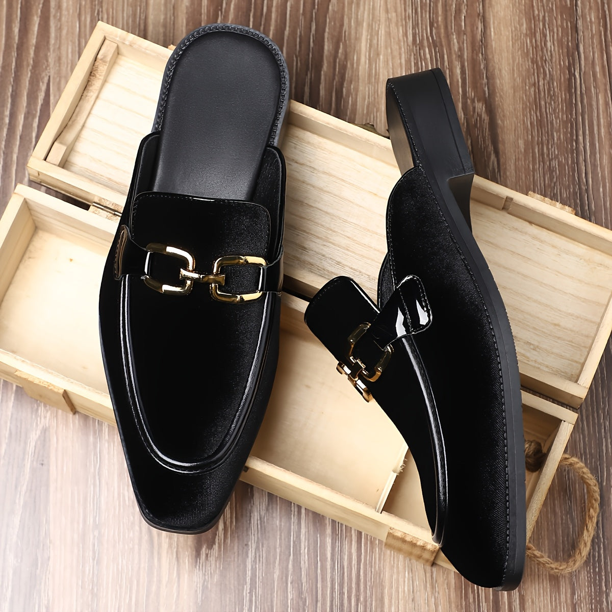 Aston Velvet Slip-Ons