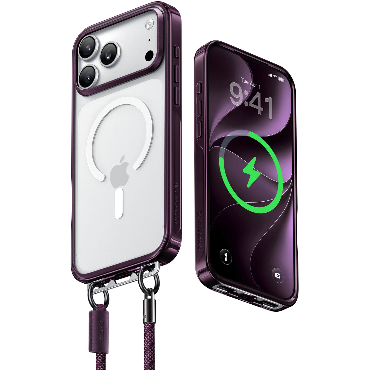 Crossbody MagSafe iPhone Case with Lanyard Strap