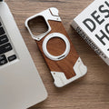 Wood MagSafe iPhone Case with Ring Stand