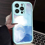 Marble art anti slip iPhone Case