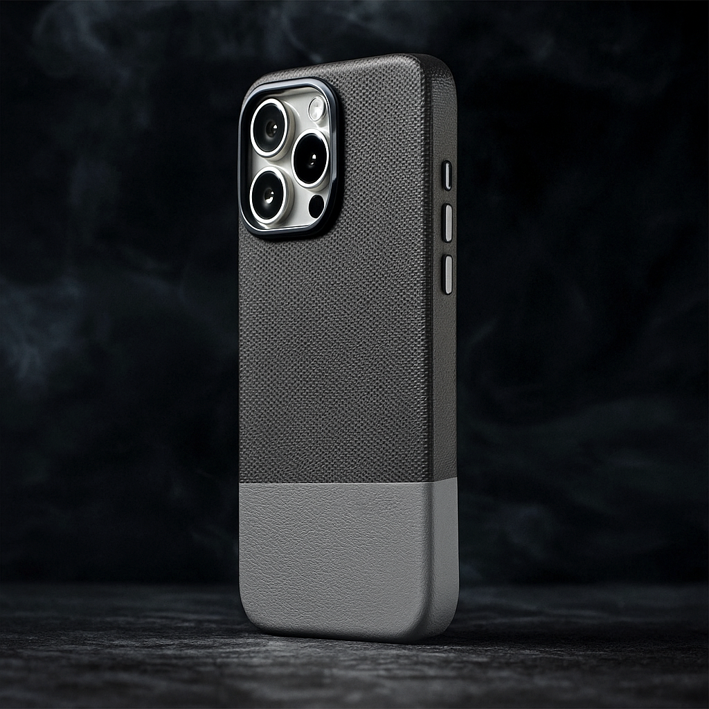 Two-Tone Leather iPhone Case