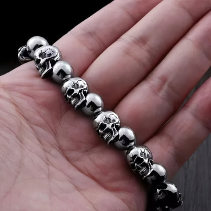 Rogue Bead Skull Bracelet
