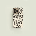 Bow Ribbon iPhone Case Aesthetic Coquette Design Shockproof Protective Back Cover