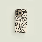 Bow Ribbon iPhone Case Aesthetic Coquette Design Shockproof Protective Back Cover