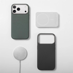 Woven Twill Texture iPhone Case with Metal Style Camera Frame and Button Covers