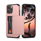 Sliding Card Holder Wallet iPhone Case