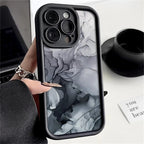 Marble art anti slip iPhone Case