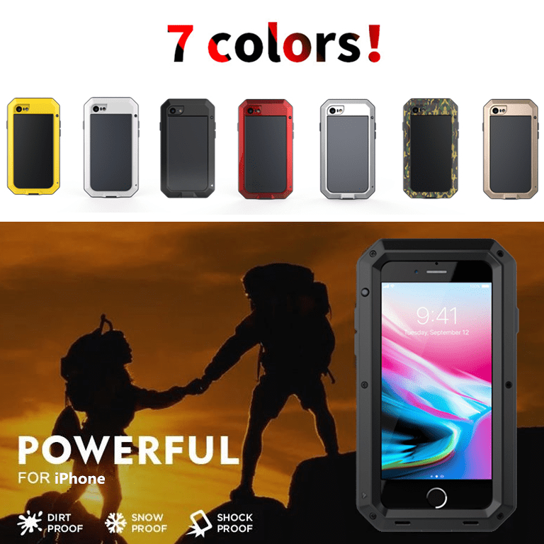 Heavy Duty Metal Armor iPhone Case