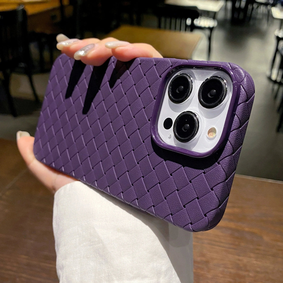Braided Texture Shockproof iPhone Case