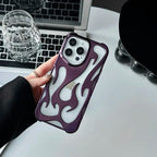 Metallic Flame Open Back iPhone Case