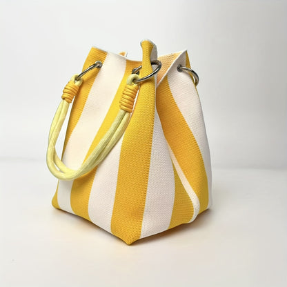 Colorblock Tote Bag