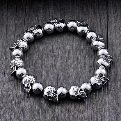 Rogue Bead Skull Bracelet