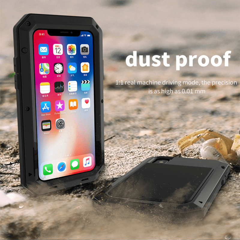 Heavy Duty Metal Armor iPhone Case