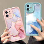 Marble art anti slip iPhone Case