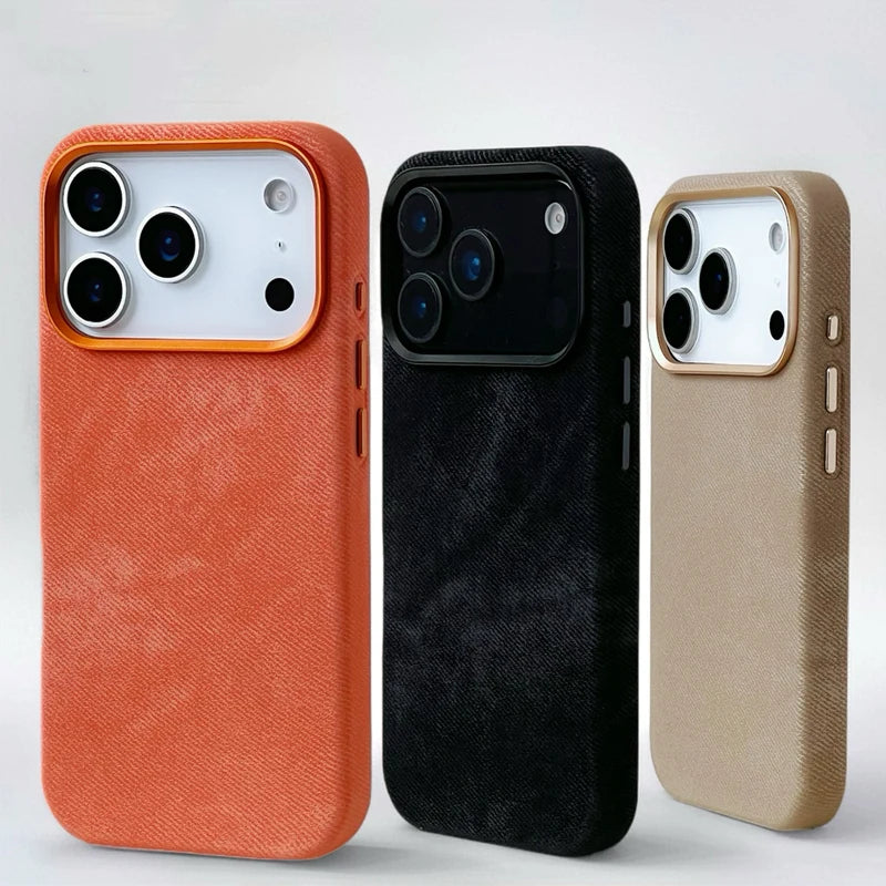 Vintage Denim Texture Slim iPhone Case