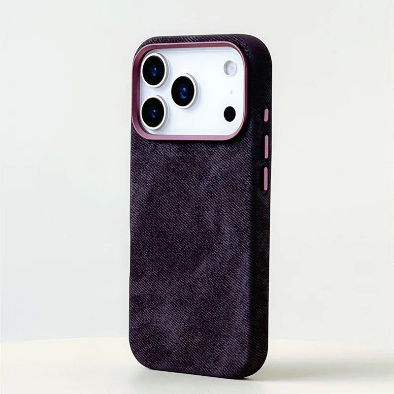 Vintage Denim Texture Slim iPhone Case