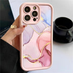 Marble art anti slip iPhone Case