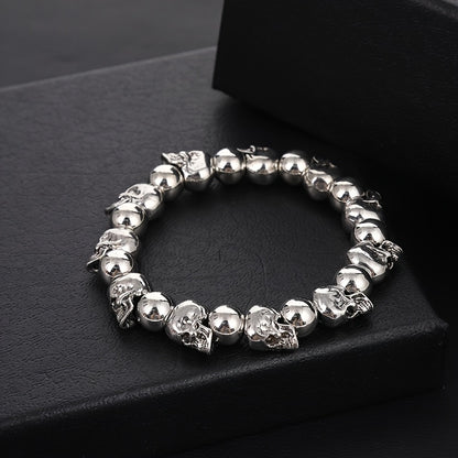 Rogue Bead Skull Bracelet