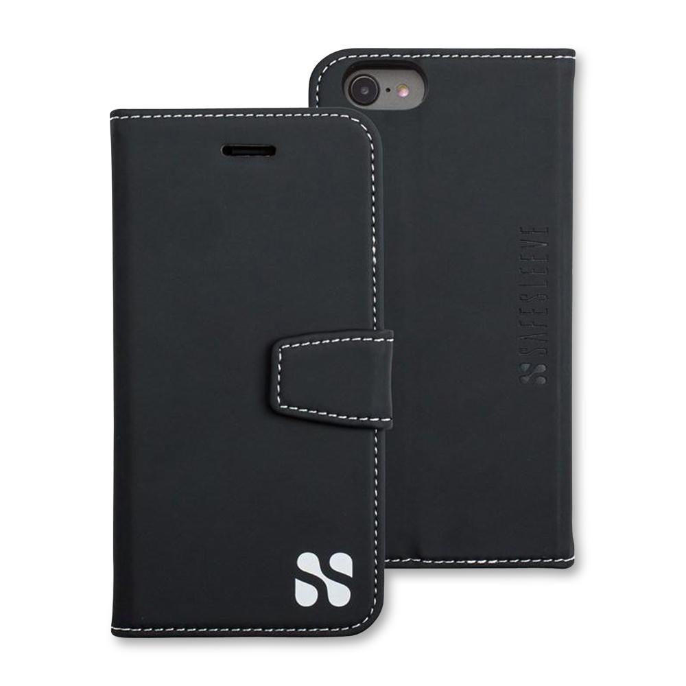 Leather Flip Folio iPhone Case Tab Closure