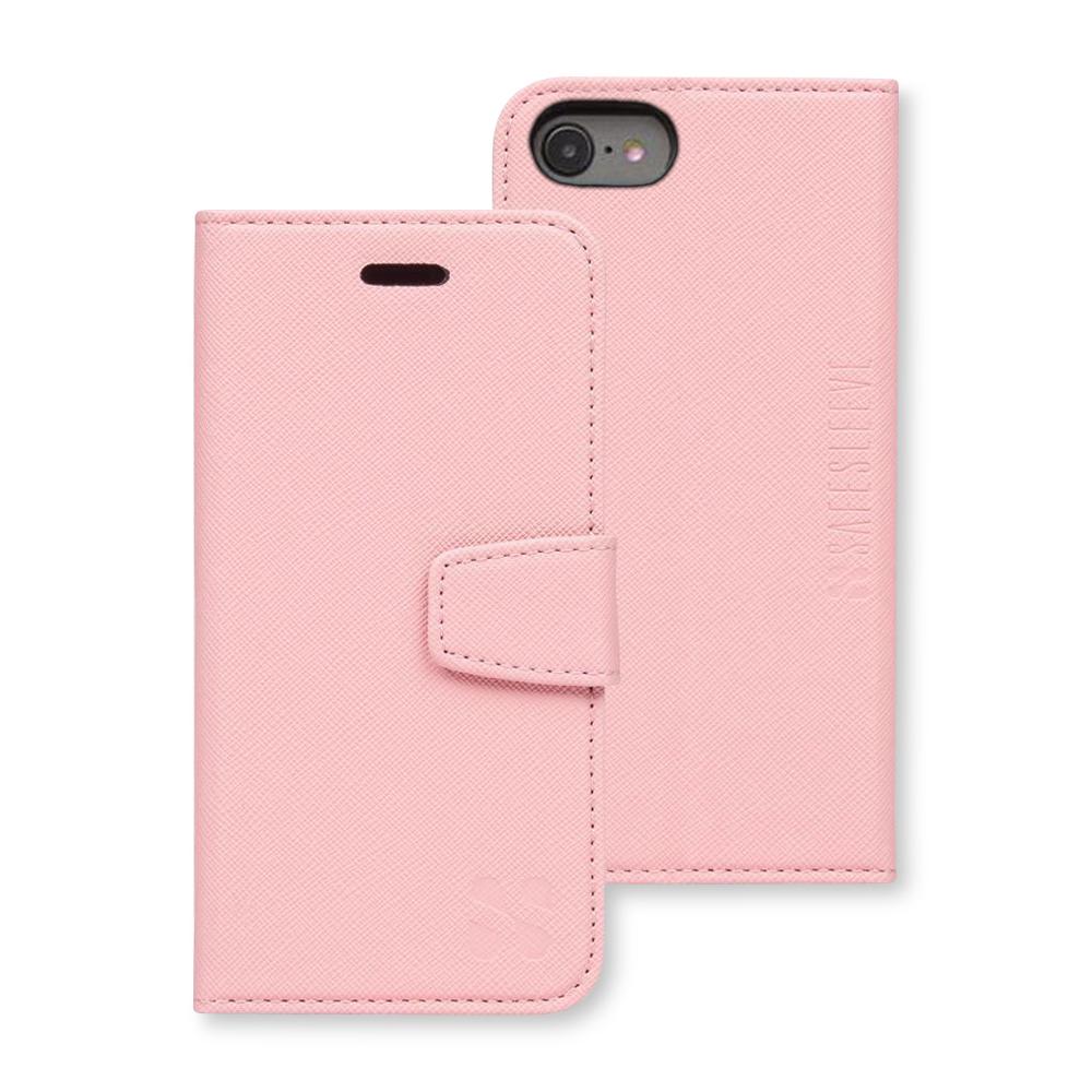 Leather Flip Folio iPhone Case Tab Closure