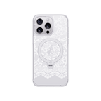 Lace Pattern MagSafe iPhone Case with Ring Stand