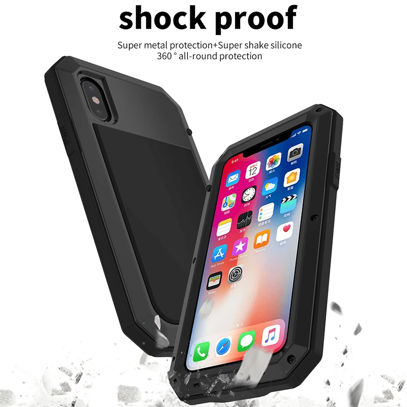 Heavy Duty Metal Armor iPhone Case