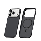 Carbon Fiber Style iPhone Case with Camera Lens Kickstand and Metal Style Frame