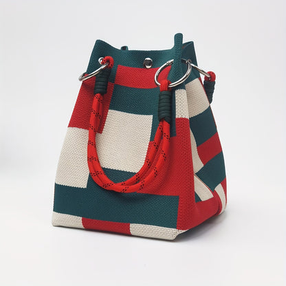Colorblock Tote Bag