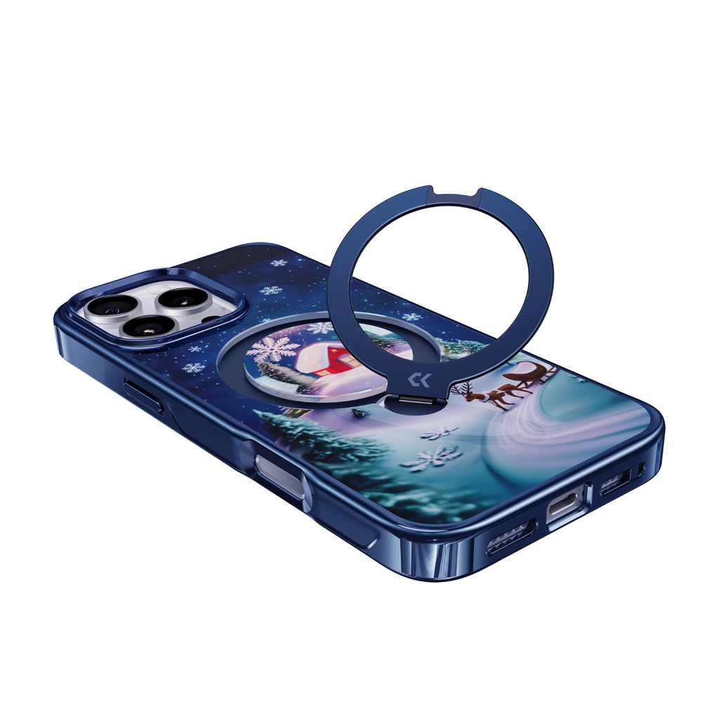 Christmas Winter Scene MagSafe iPhone Case