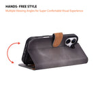 Detachable Leather iPhone Wallet Case with Card Slots