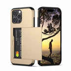 Sliding Card Holder Wallet iPhone Case