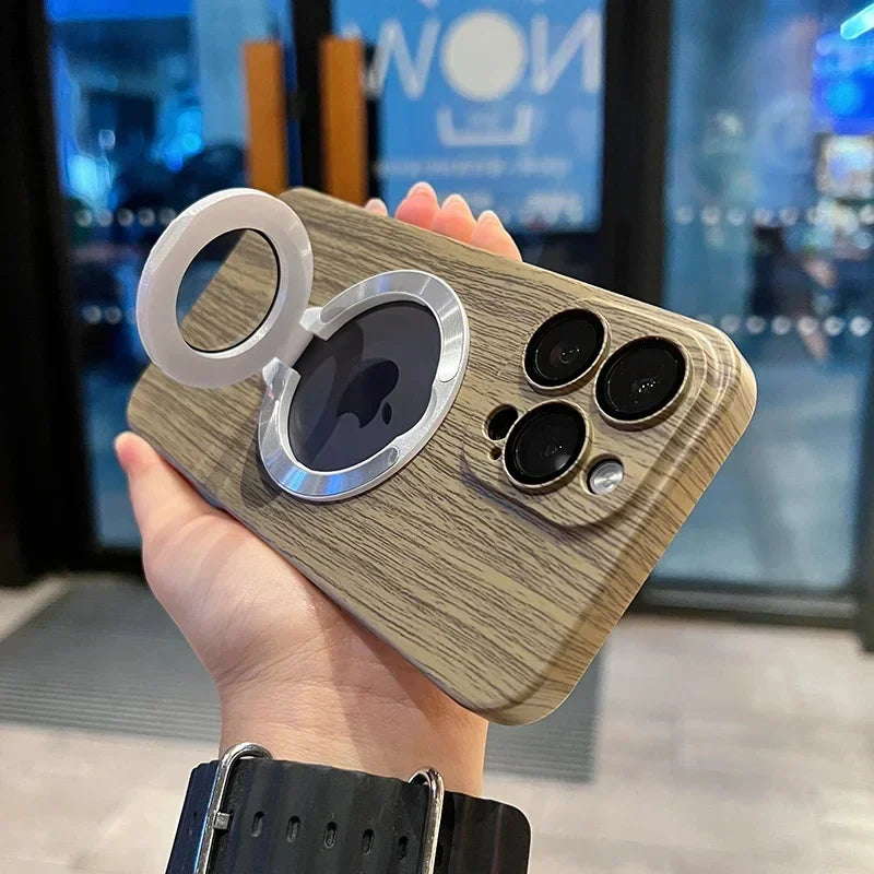 Wood Style MagSafe iPhone Case