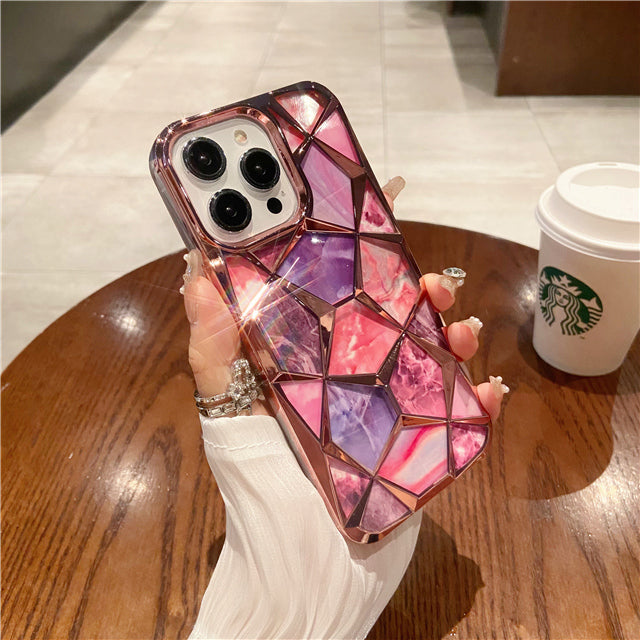 Crystal Gemstone Pattern iPhone Case