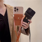 Crossbody Wallet Flap iPhone Case