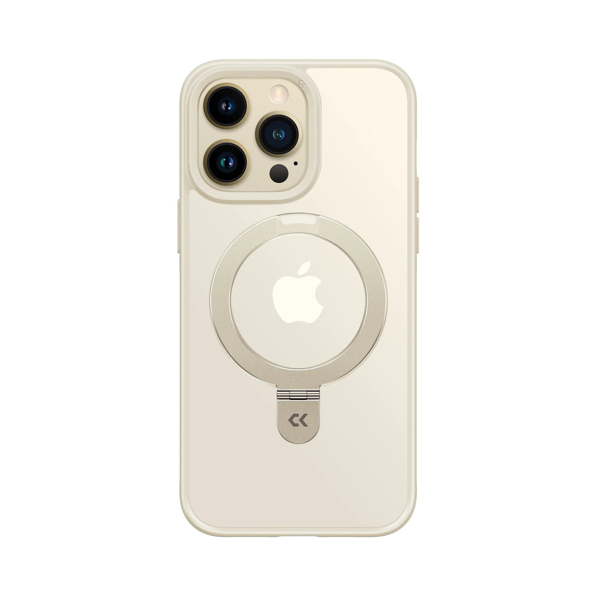 Frosted iPhone Case with Built In Ring Stand