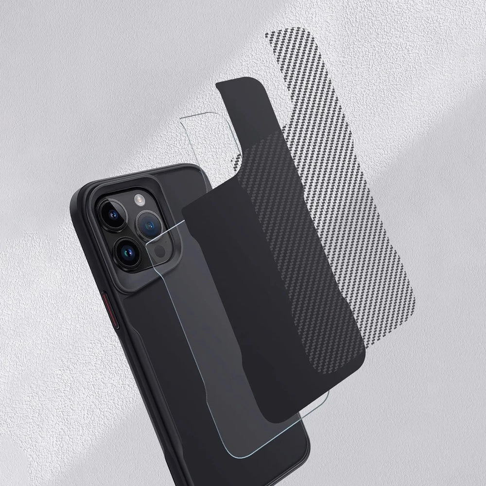Carbon Fiber MagSafe iPhone Case With Ring Stand