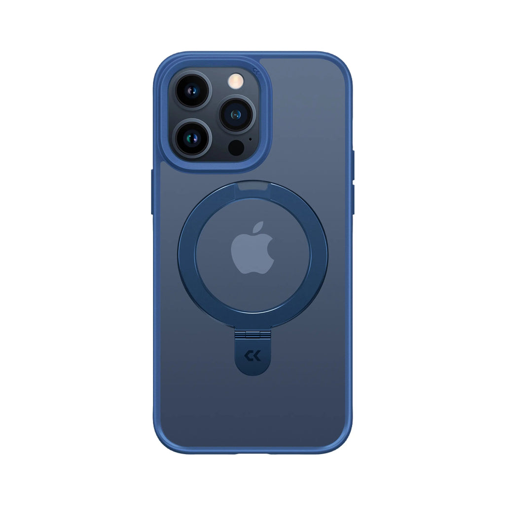 Frosted iPhone Case with Built In Ring Stand