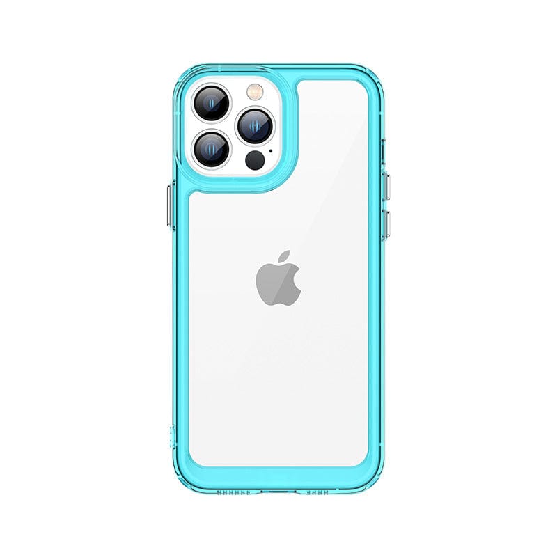 Transparent iPhone Case with Raised Screen Edges