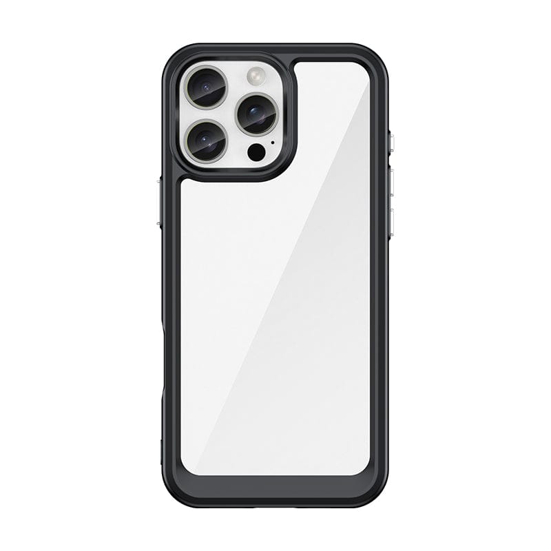 Transparent iPhone Case with Raised Screen Edges