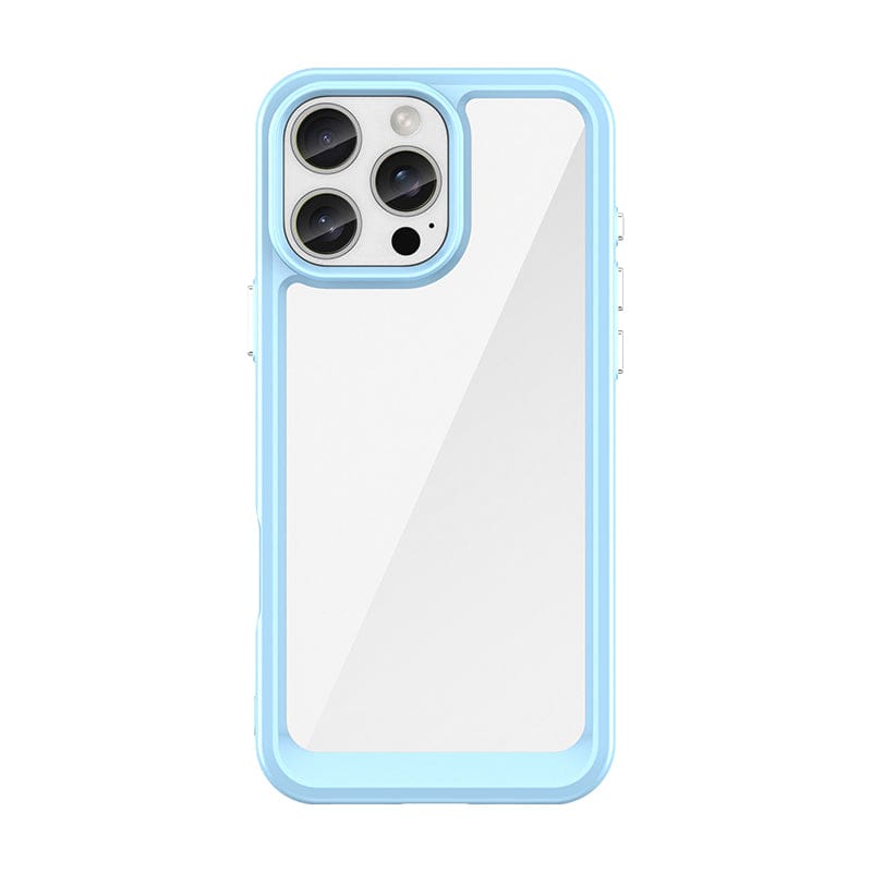Transparent iPhone Case with Raised Screen Edges