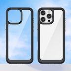 Transparent iPhone Case with Raised Screen Edges