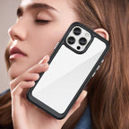 Transparent iPhone Case with Raised Screen Edges