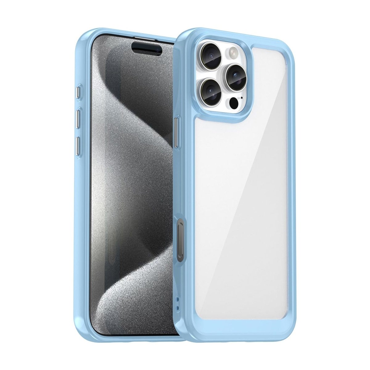 Transparent iPhone Case with Raised Screen Edges