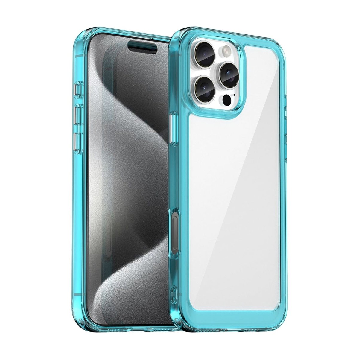 Transparent iPhone Case with Raised Screen Edges