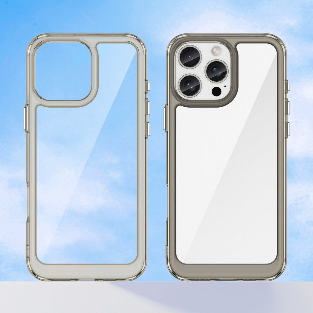 Transparent iPhone Case with Raised Screen Edges
