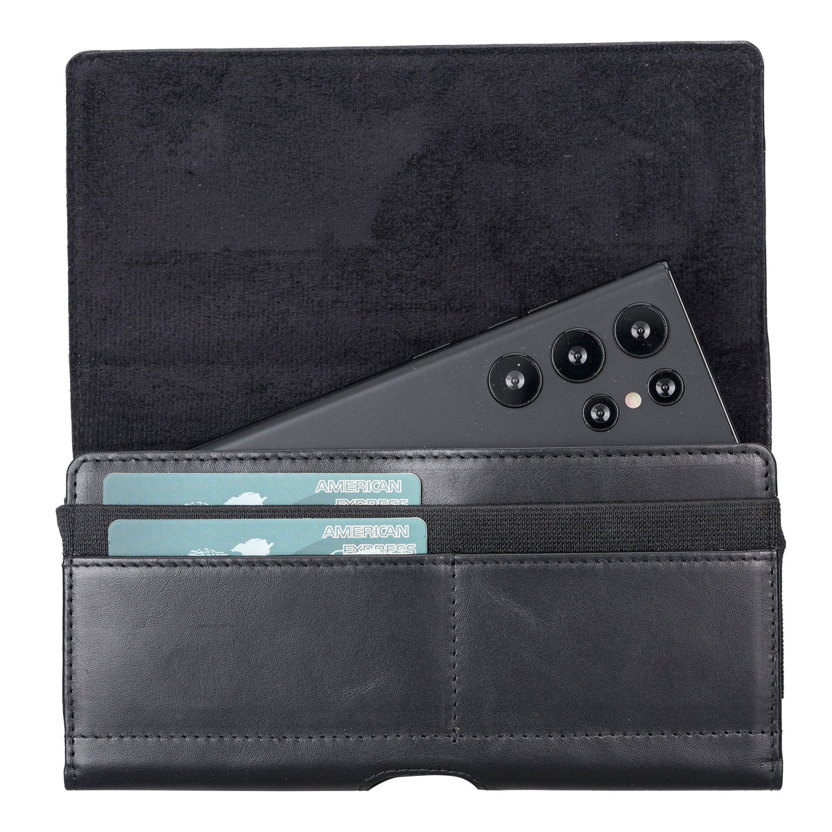 Belt Pouch iPhone Wallet Holder Horizontal Flip Cover