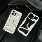 3D Snake Design iPhone Case with Textured Scale Finish & Camera Lens Protection