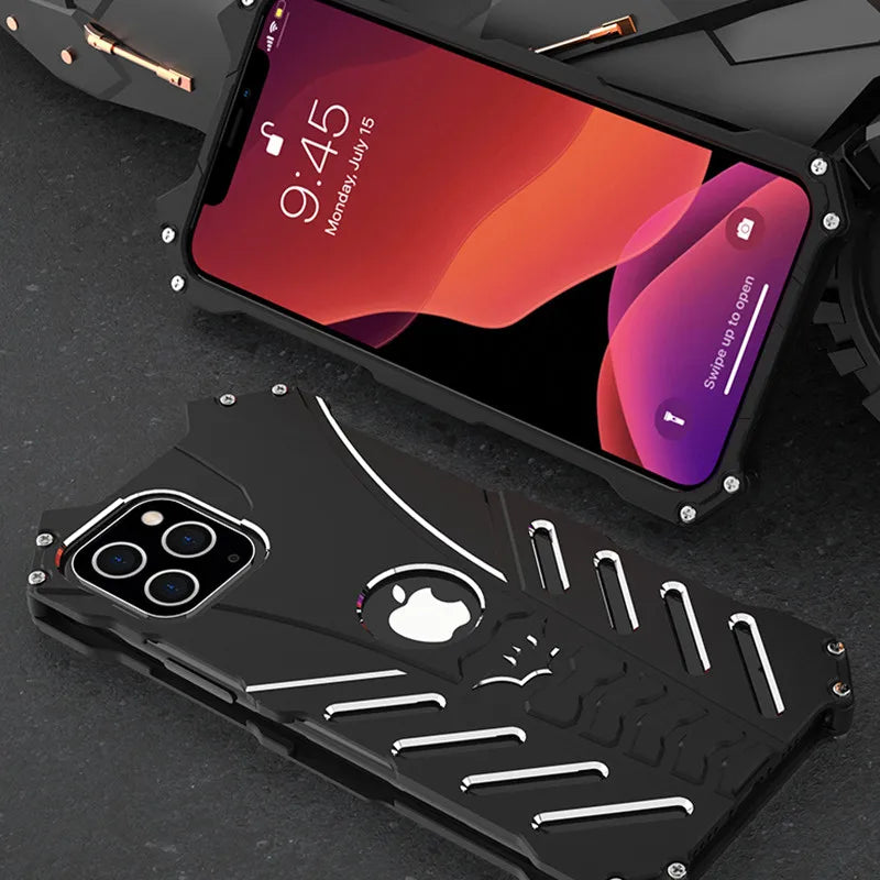 Dark Knight Armor Metal iPhone Case