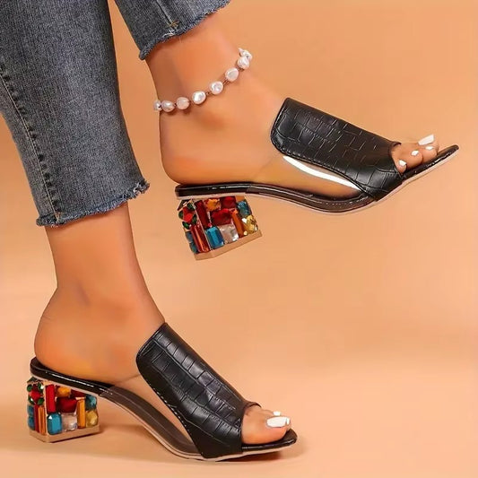 Prism Block Heels