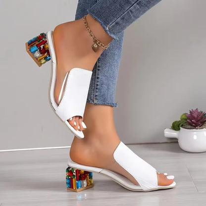 Prism Block Heels
